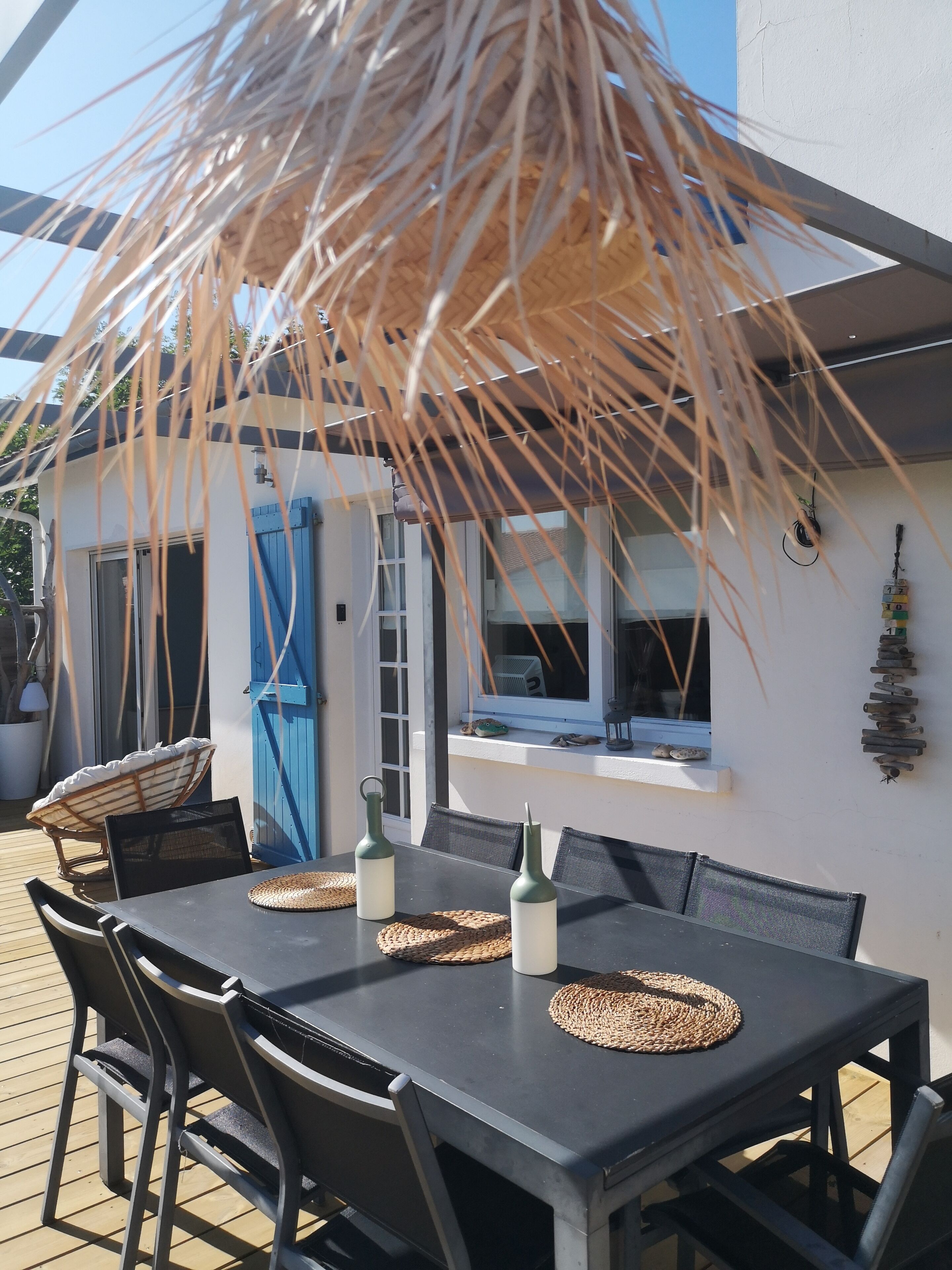 Terrasse cote jardin