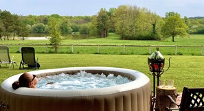 Outdoor spa tub - Manor of Sologne to pay of the castles (crouy sur cosson)