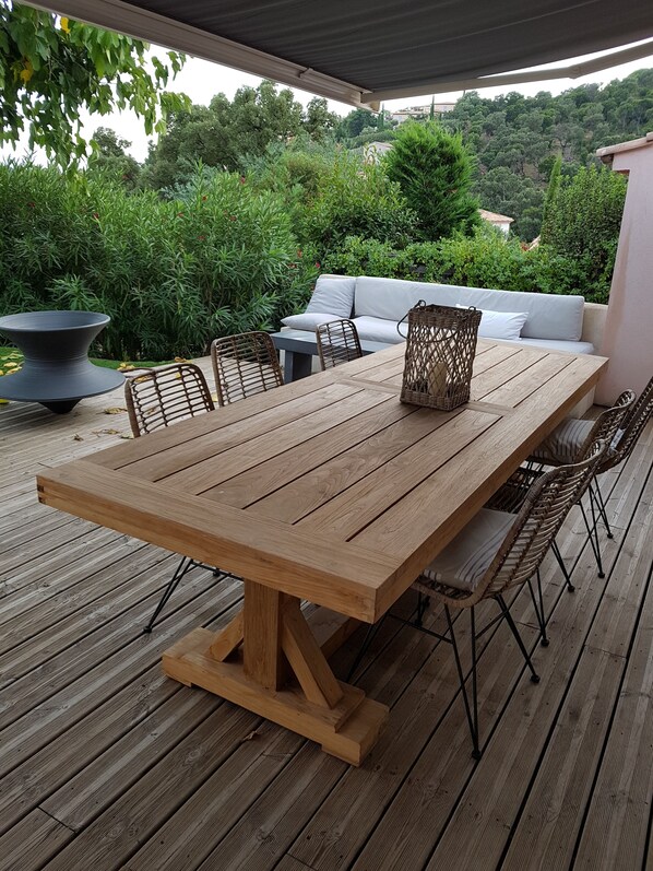 Restauration en plein air