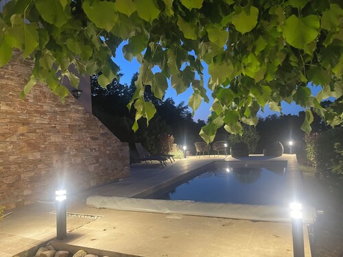 CERVIONE, ground floor villa for 2 people - Heated swimming pool