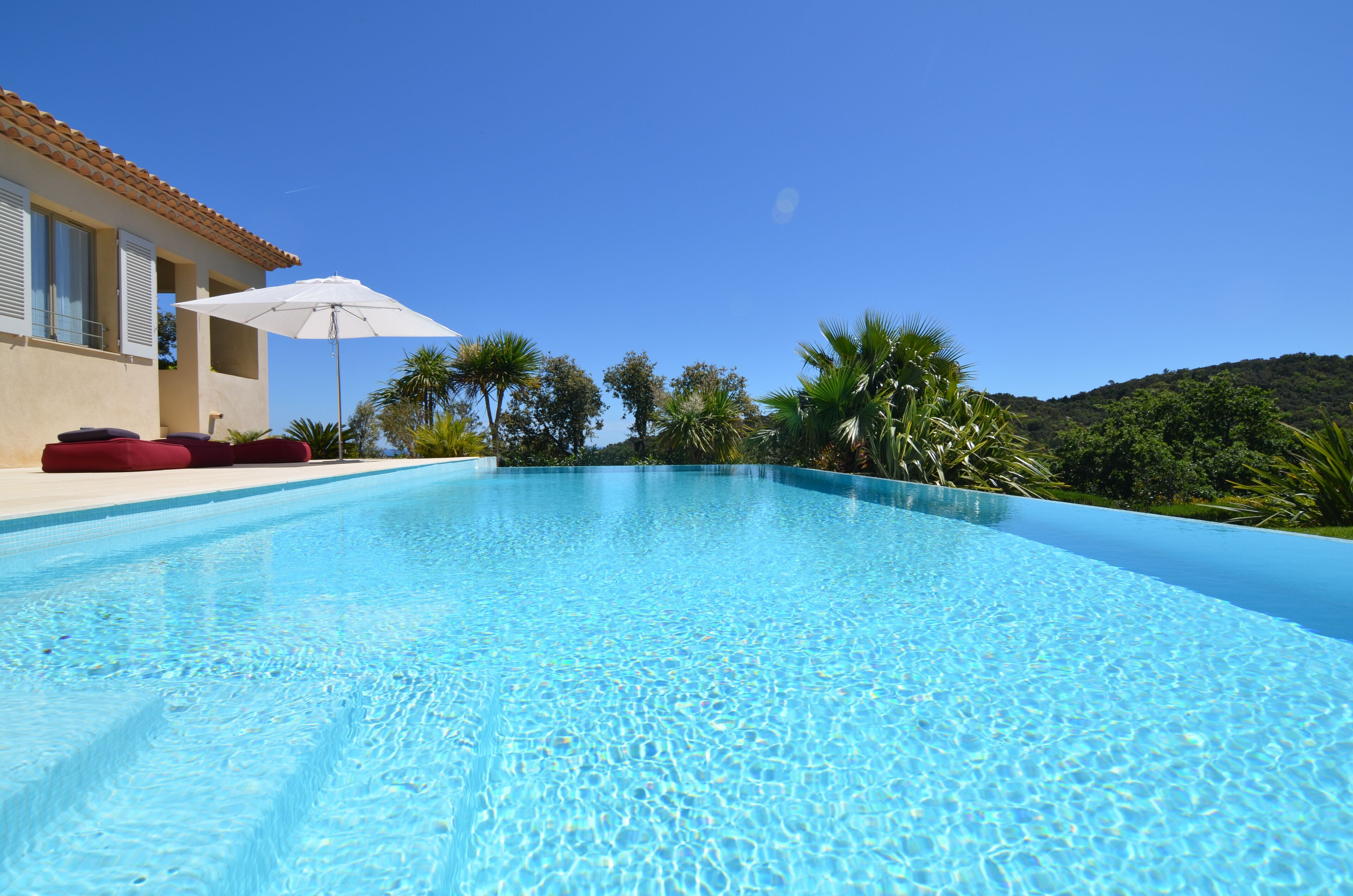 Superb villa with pool and exceptional vue, Golf of St.Tropez