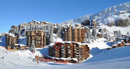 AU SEPIA AVORIAZ Bright cosy DUPLEX 4* . BALCONY. DIRECT ACCESS to the ski slope