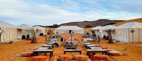 Overnattingsstedets uteområder