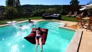 Udendørs pool, opvarmet pool