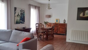 Living area - Country house with private pool, 20 minutes from the sea ideal for families (Saint Jeannet)