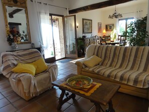Smart TV, fireplace, DVD player, books - Air-conditioned villa with private pool and garden, 5 km from the sea (Saint-Laurent-Du-Var)