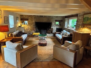 TV, fireplace, DVD player, table tennis