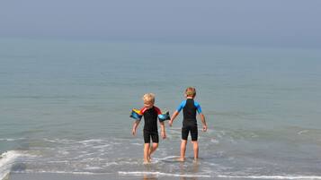 Vlak bij het strand