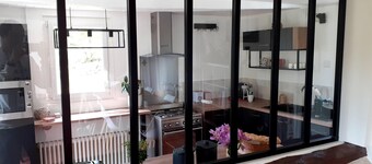 authentique maison normande en colombages avec parc paysagé proche bois et mer