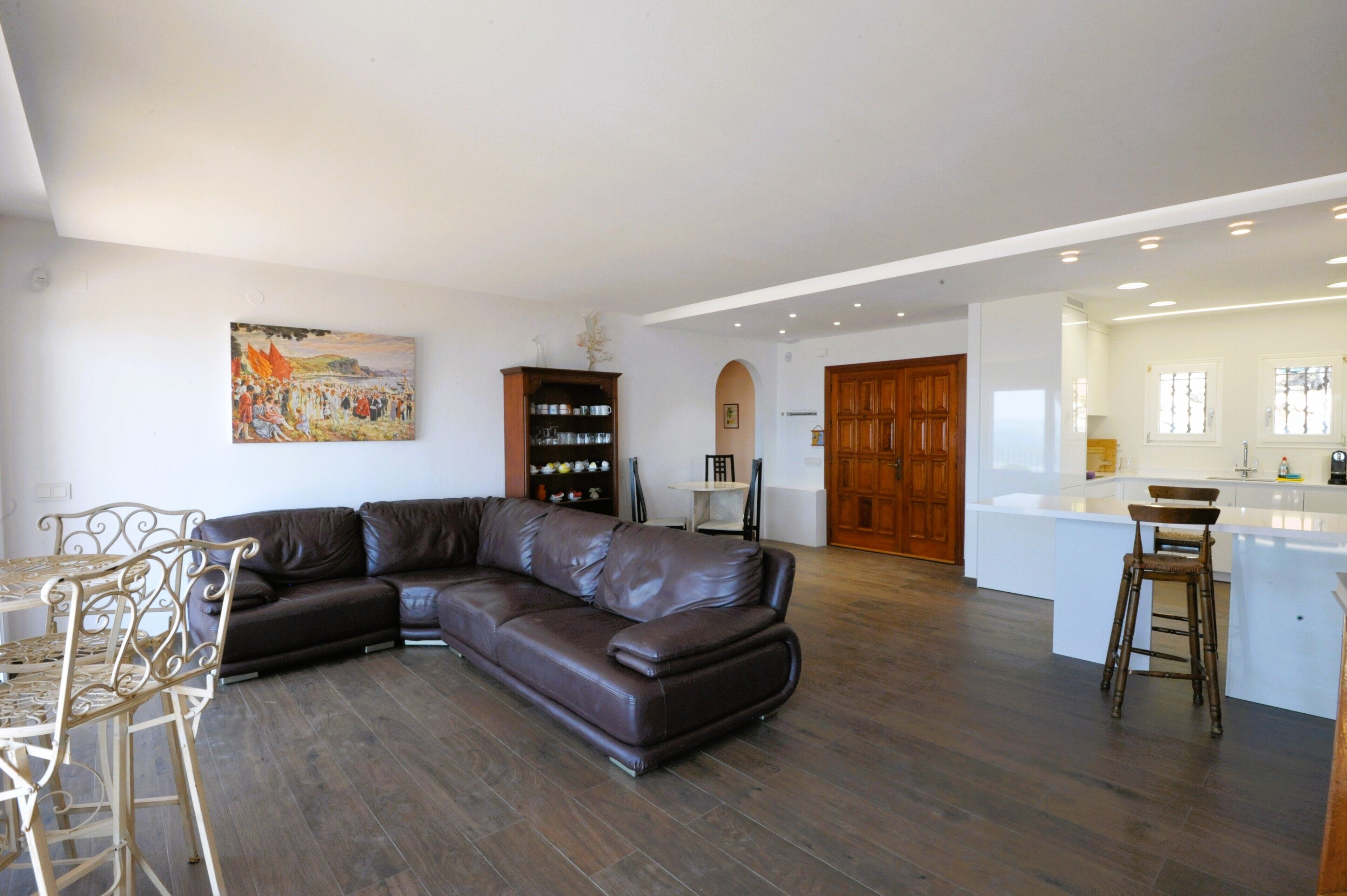 Villa with wonderful seaview, 1800 m from the beach and the town centre