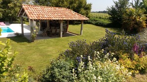 Outdoor pool - "La foigniere" Old stone outbuilding (Sainte-Maure-de-Peyriac)