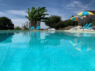 Charming cottage, private turquoise pool, PLAZAC-prox. treasures of Périgord
