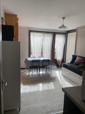 TV, table tennis, books, stereo - P - Renovated studio sleeps 4 - Week and/or Weekend (Lans-en-Vercors)