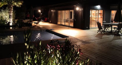 Very beautiful villa 9/10 pers Lacanau Ocean, facing golf