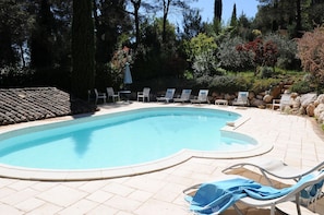Outdoor pool - AIX en PROVENCE, 10mn Belle Bastide Aixoise, (Le Tholonet)