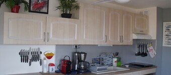 Rental 3 *, Parking, Sea 300m, Wifi, Pool.