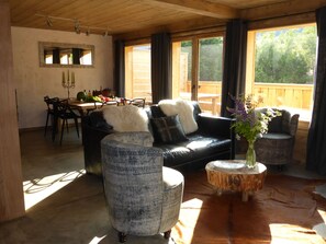 Fernseher, Kamin, DVD-Player, Arbeitsbereiche