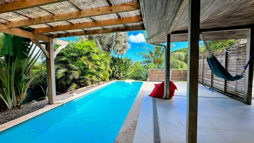 Villa Bwa d'Ô, private pool, between sea & mountains