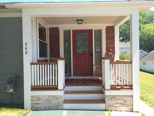    Downtown Boyne City.  Great Backyard !