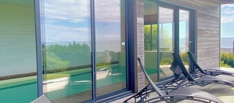 PROMO NOEL FINISTERE SUD Villa sea view POOL /SPA indoor, heated