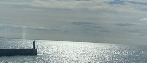 On the beach