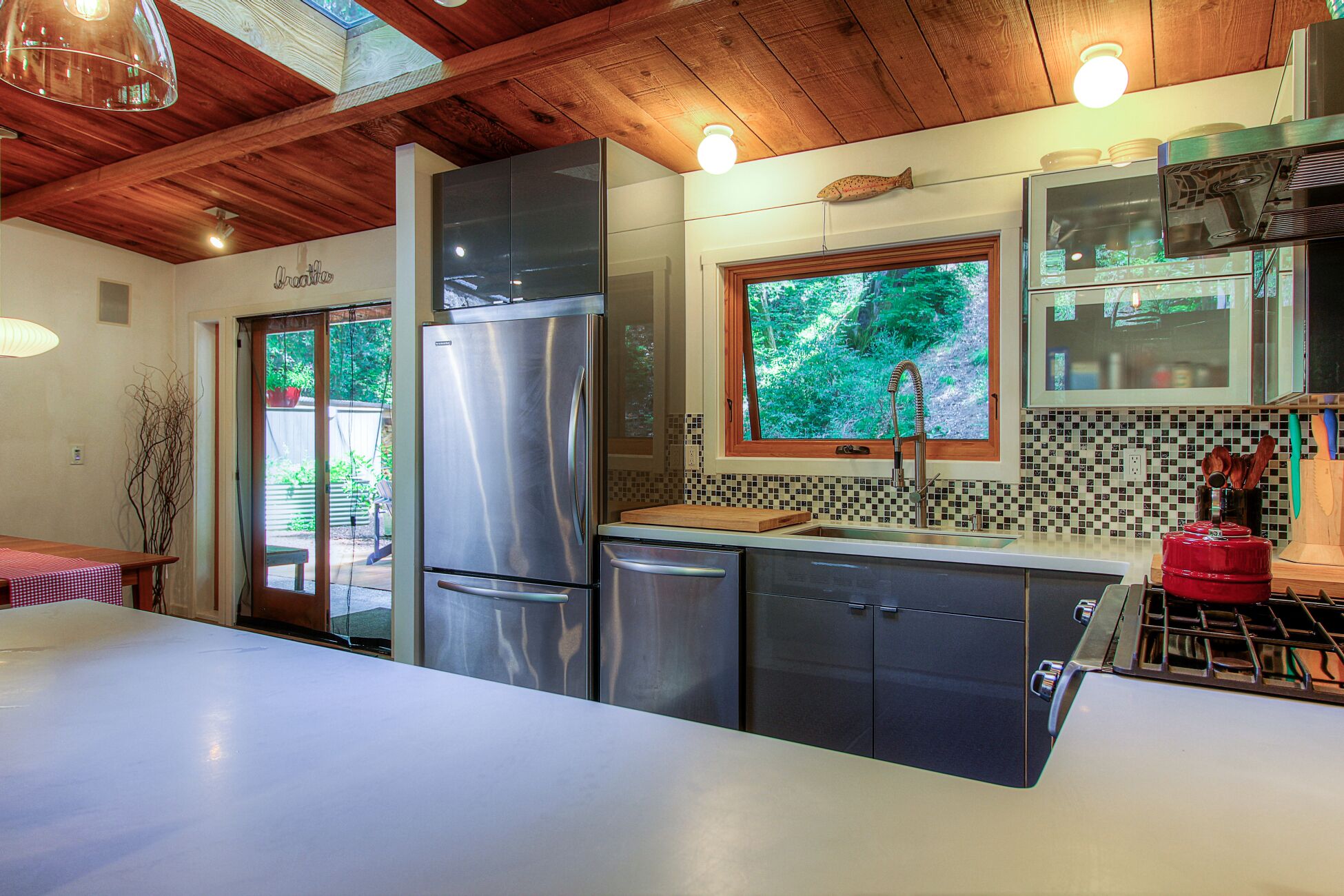 Mid Century Cabin in the Redwoods