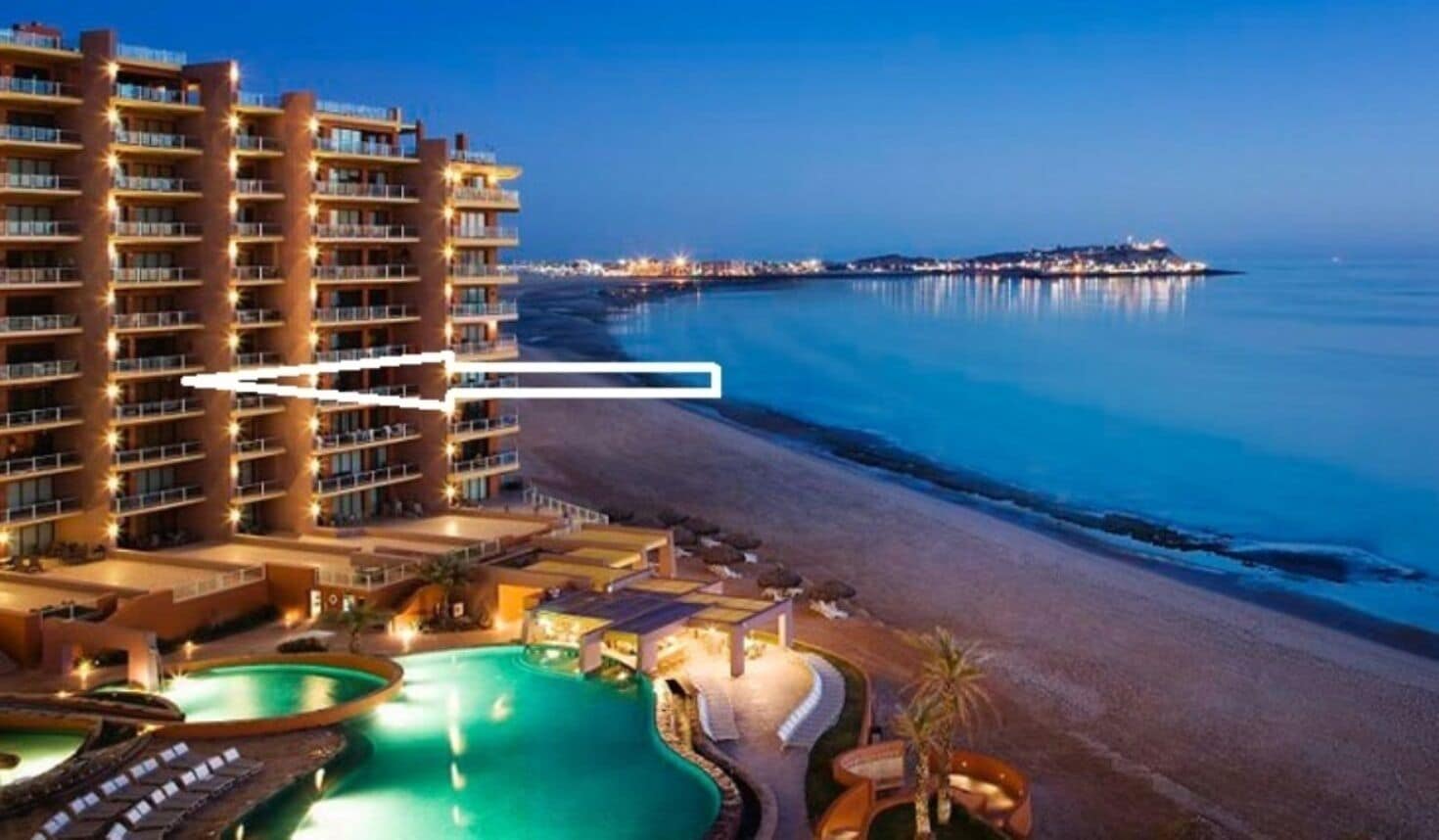 Sea of Love unit location in Diamante Phase 1 of Las Palomas
