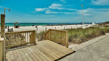 Aan het strand