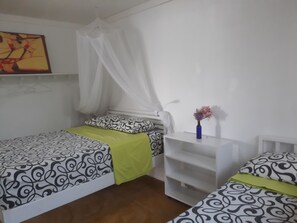 3 habitaciones, wifi gratis y ropa de cama 