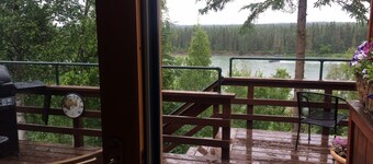 Kenai Riverfront Vacation Cottage Fish from our bank Views Full kitchen Soldotna