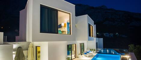 Una piscina riscaldata