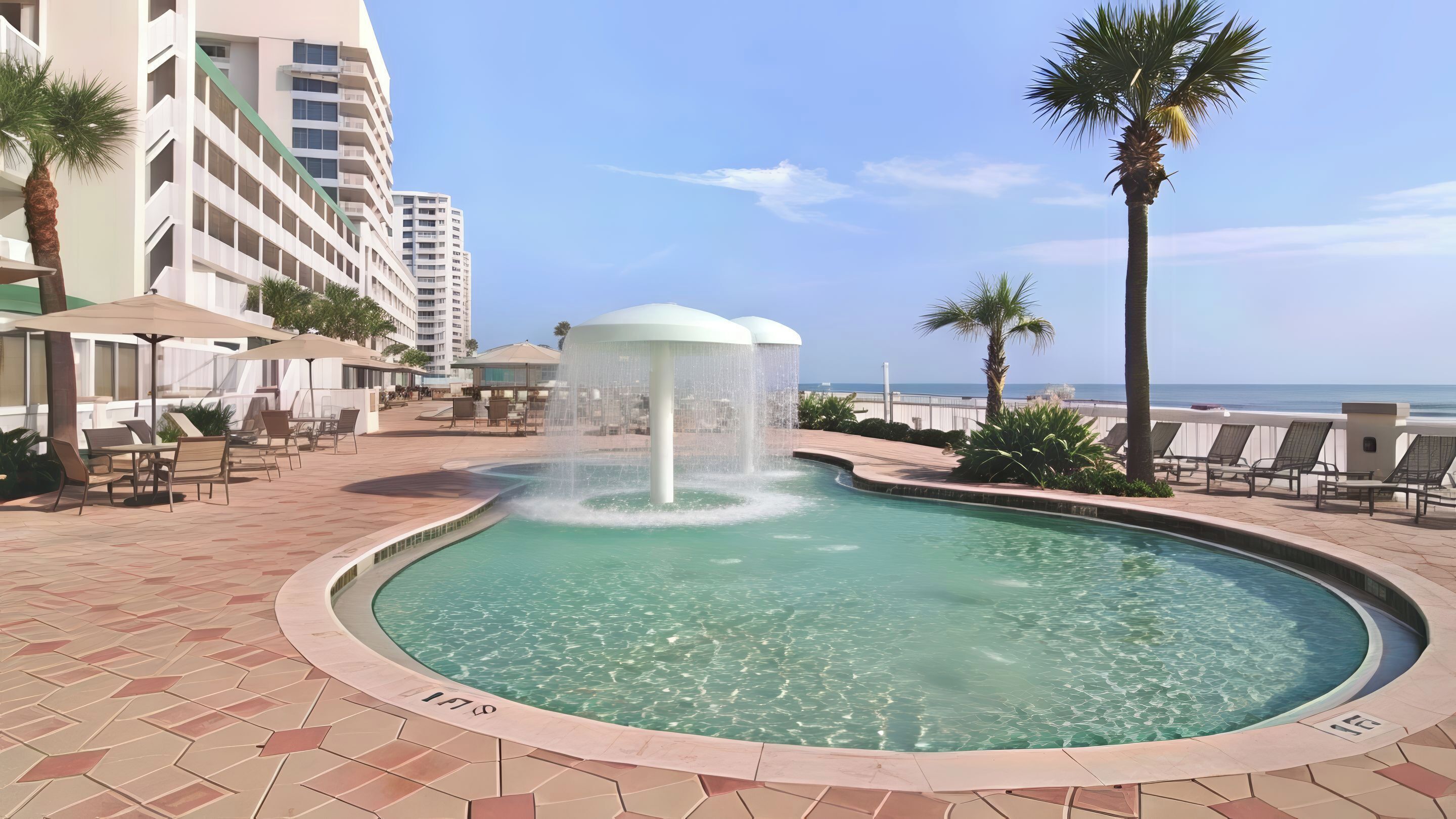 Et oppvarmet basseng