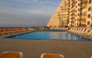 Indoor pool, a heated pool