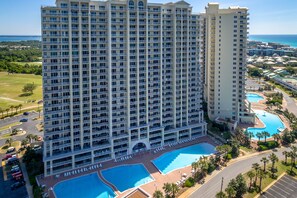Exterior - Ariel Dunes II 1301 - Beautiful spacious, beach condo, just steps to the Gulf (Miramar Beach)