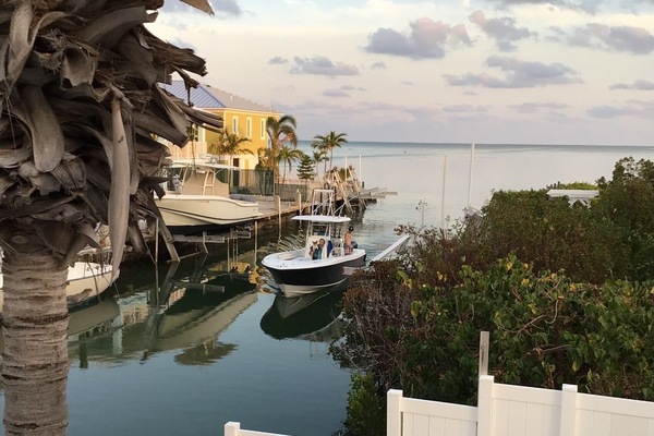 Deep water canal. Easy access to the Ocean.