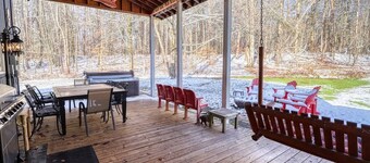 Sjarmerende hytte for familier som liker morsomme aktiviteter