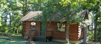 Romantisk tømmerhytte nær Buffalo National River