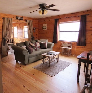 Smart TV, DVD player, video library, stereo