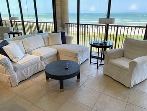 Smart TV, DVD player, books - Beachfront Condo Relax In Style, big balcony, beach gear Incl, 2 Pools/hot tubs (South Padre Island)