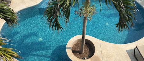 Una piscina riscaldata