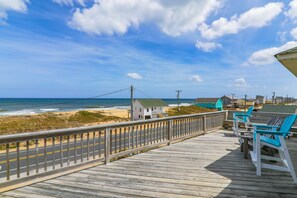 Property grounds - 4759- Sun Daze,  Beachfront Paradise with Pool and Hot Tub, just 20 steps to the beach (Kitty Hawk)