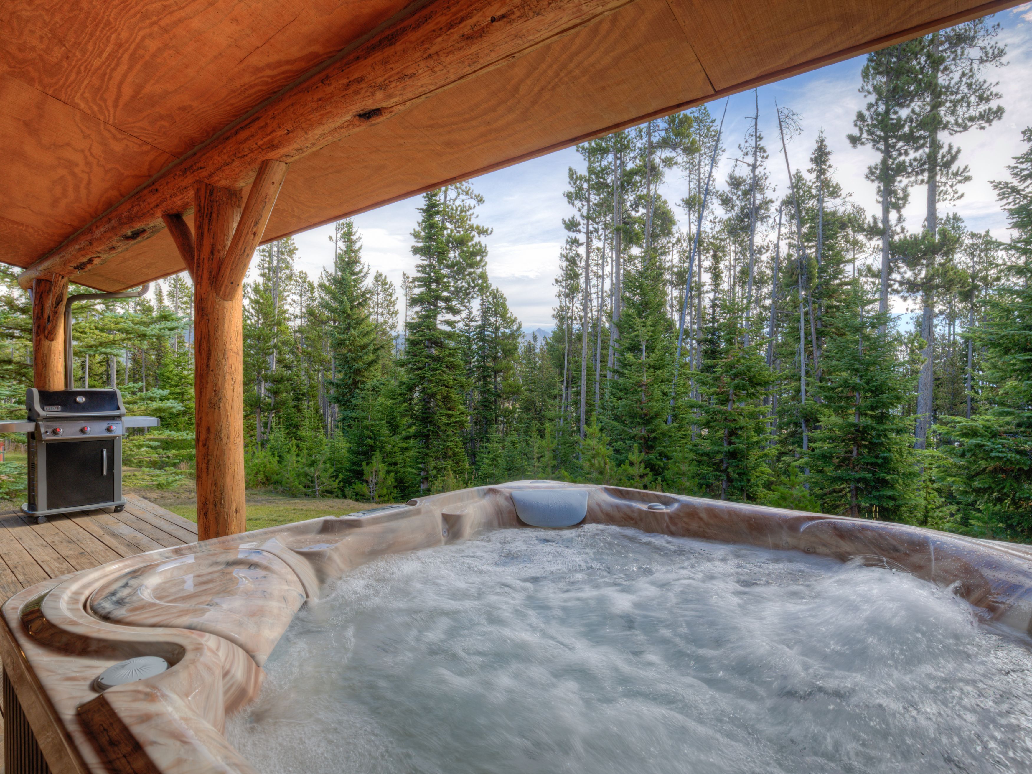 Bain à remous extérieur