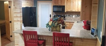 Belle cabine avec vue sur le lac Tenkiller