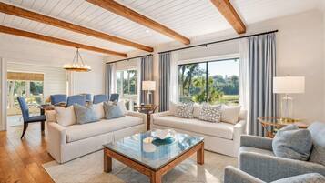 TV, DVD player, books