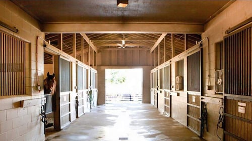 "HIDEOUT" 2-bedroom Downstairs Apartment In Gated Horse Farm