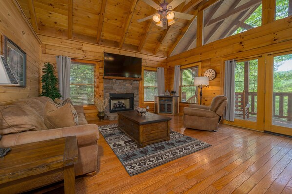 تلفزيون، مدفأة