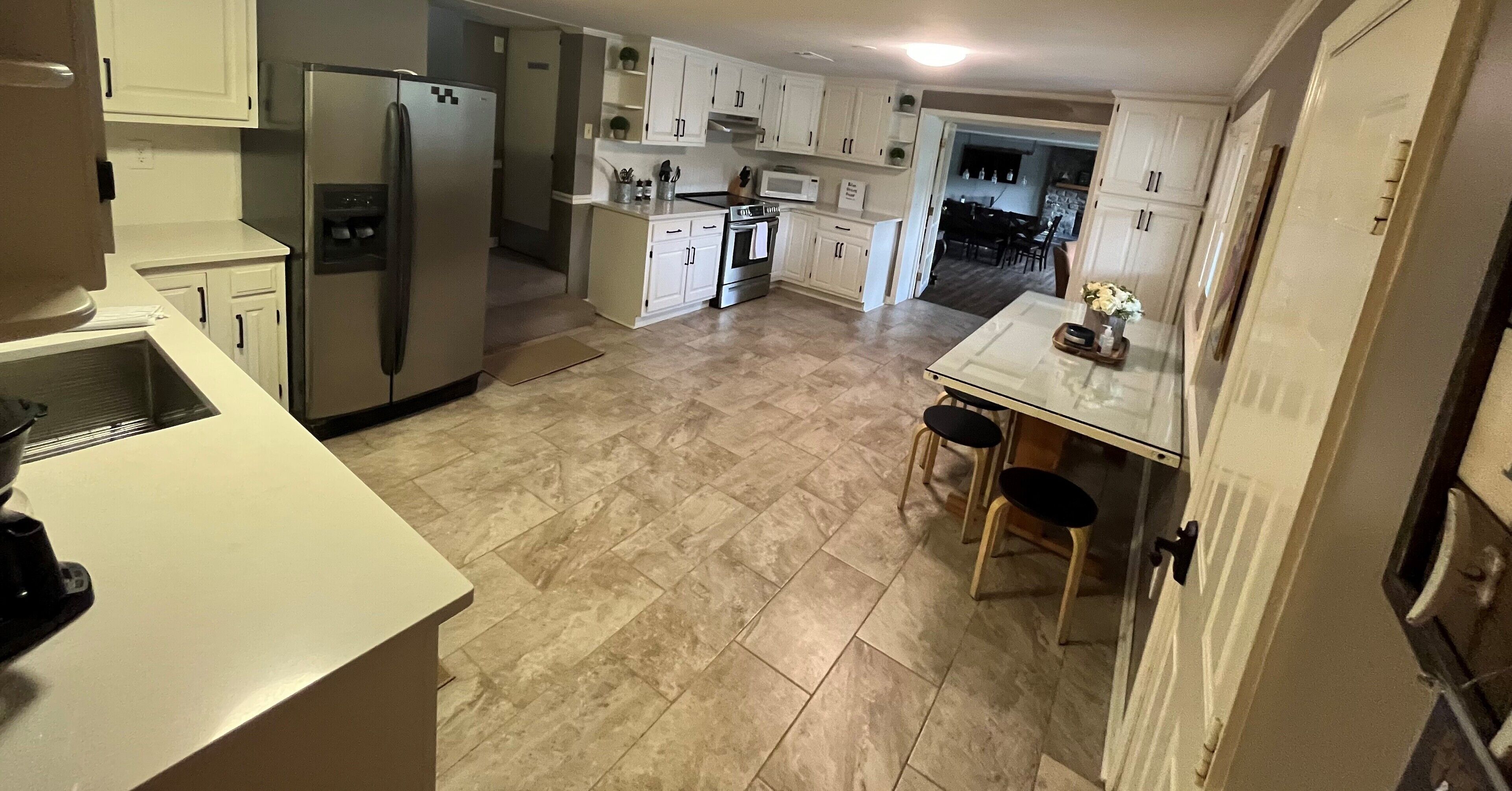 Spacious Lakefront Home On The Point With Great Views