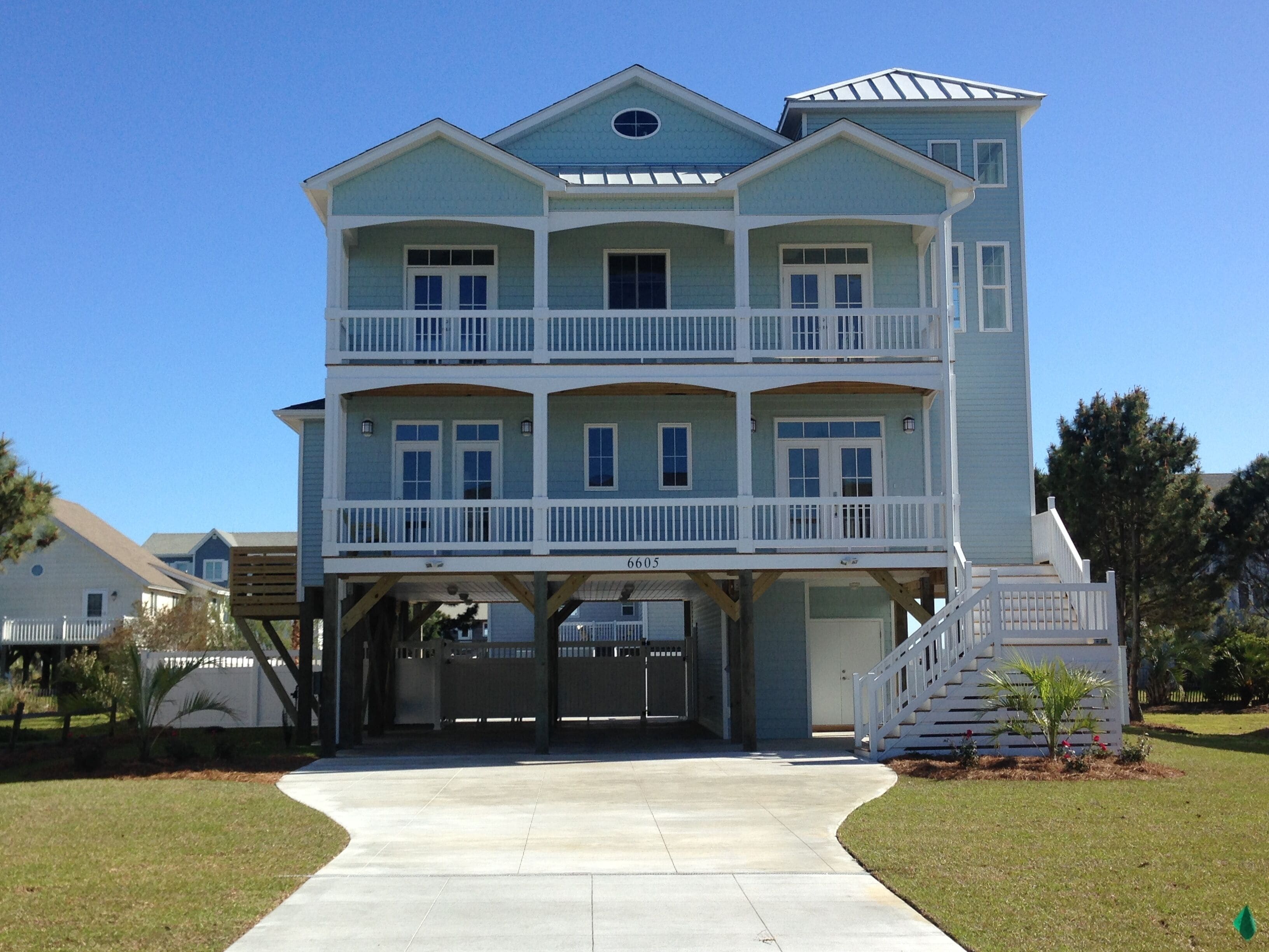 Newer Ocean View home w/Pool.....Walk to Ocean and Intercoastal