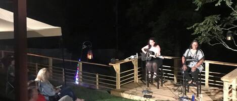 Ask owner about creating a private backyard concert! $$