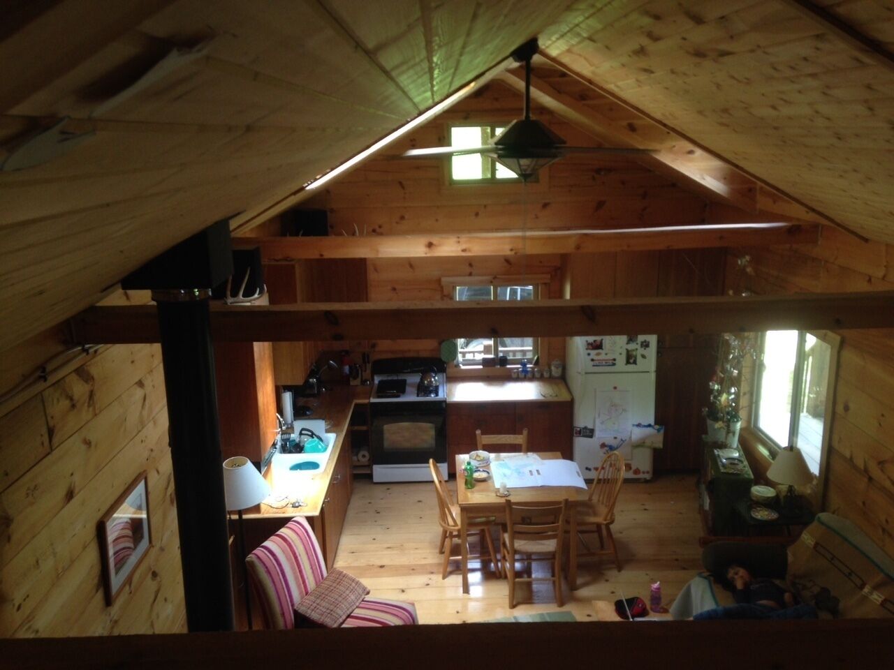 Amish cabin on 40 acres of woods and meadow